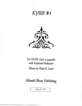 Kyrie #1 SATB choral sheet music cover